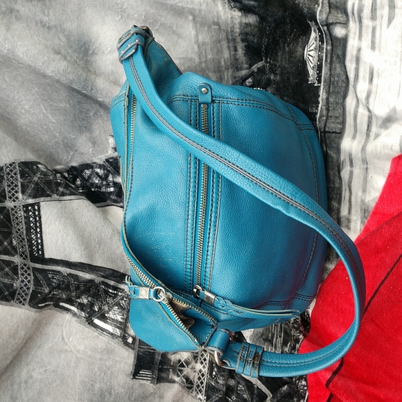 The Sak Bags The Sak Blue Leather Purse Poshmark